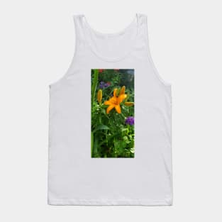 Amazing orange lily with purple flowers Tank Top